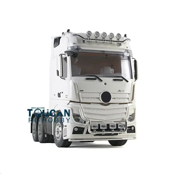 1/14 Scale 3Axles Highline DIY 3363 RC Tractor Truck W/ Motor Trailer KIT Car Construction Vehicle Simulation Model