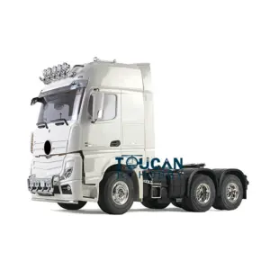 1/14 Scale 3Axles Highline DIY 3363 RC Tractor Truck W/ Motor Trailer KIT Car Construction Vehicle Simulation Model