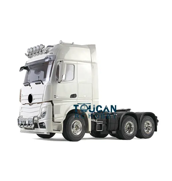 1/14 Scale 3Axles Highline DIY 3363 RC Tractor Truck W/ Motor Trailer KIT Car Construction Vehicle Simulation Model