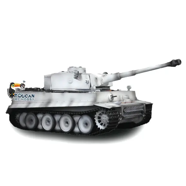 Henglong Remote Control Tank 1/16 7.0 Version Upgraded German Tiger I 3818 w/ Barrel Recoil Metal Idler Sproket Wheels Tracks