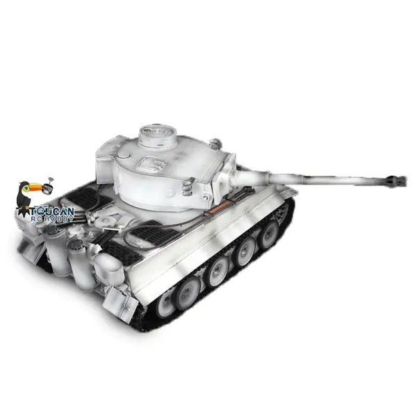 Henglong Remote Control Tank 1/16 7.0 Version Upgraded German Tiger I 3818 w/ Barrel Recoil Metal Idler Sproket Wheels Tracks