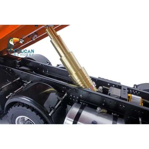 Customized LESU 1/14 8x8 Hydraulic RC Dumper Truck RTR Remote Controlled Tipper Simulation Model DIY Car Model Motor Servo ESC