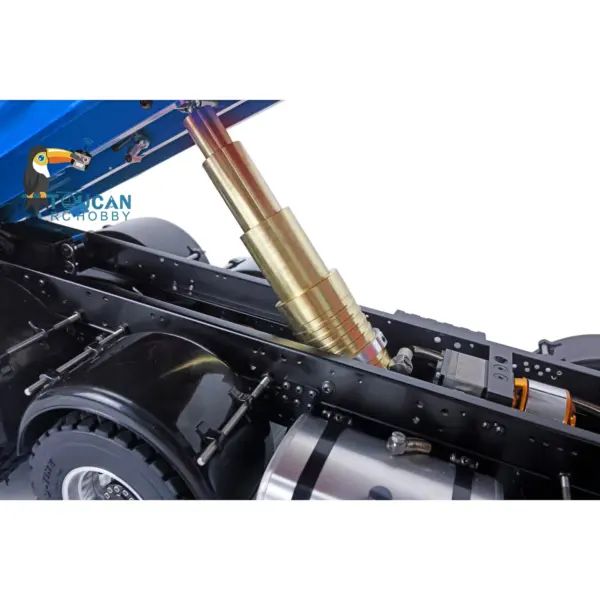 LESU 8x8 1/14 RC Hydraulic Lifting Dumper Truck Model Radio Control Painted Car 540 Power Motor 2-speed High Torque Transmission