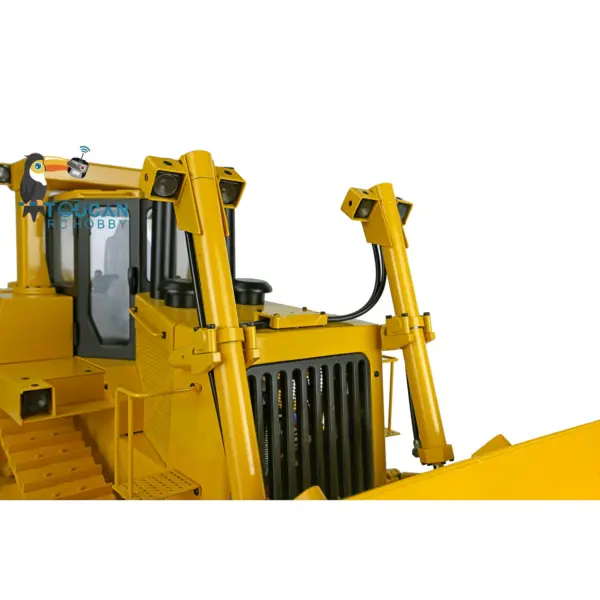 JDModel 1/14 Metal RC Hydraulic Bulldozer DXR2 Remote Controlled Earth Moving Machine Model JDM-201 New Sound System Light ST8 Remote Controller Motor Battery