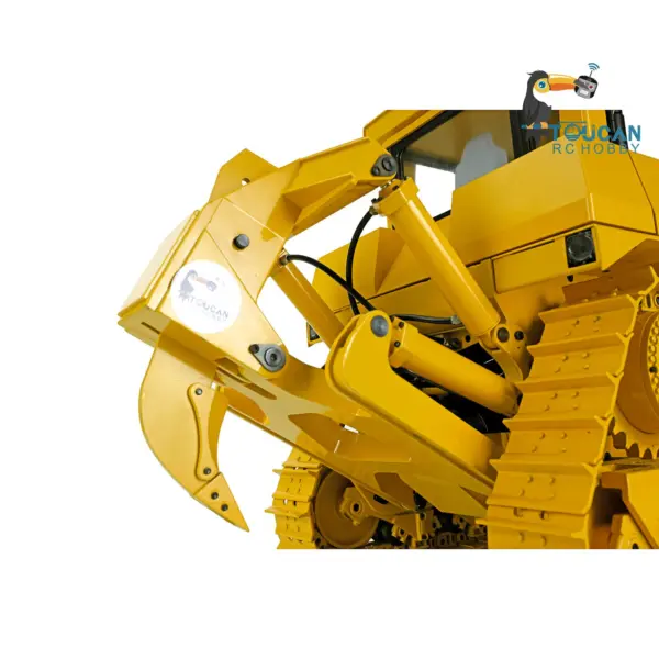 JDModel 1/14 Metal Hydraulic RC Bulldozer Remote Controlled Construction Vehicles DXR2 with Upgraded Blade Model