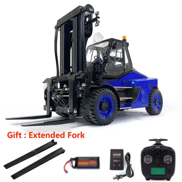 LESU 1/14 RTR Hydraulic RC forklift Aoue-LD160S for Truck Painted Assembled Model W/ Openable Door Sound Light System