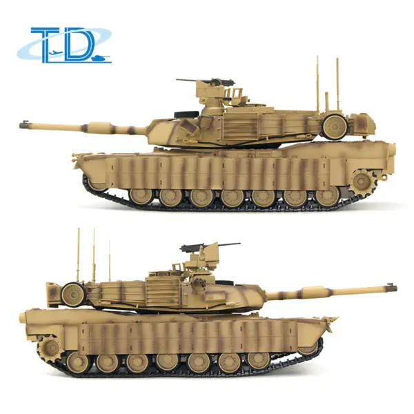1/16 Tongde RC Infrared Battle Tank Radio Control Panzer M1A2 SEP V2 Abrams Electric Military Tanks 320 Rotation Simulation Model Barrel Recoil BB Unit