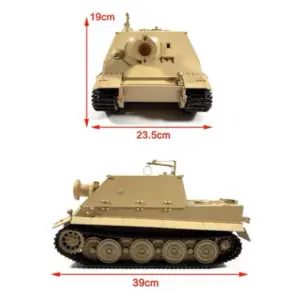 2.4Ghz Mato 1/16 German Stumtiger Infrared Barrel Recoil RTR Radio Controlled RTR Ready-To-Run Tank Model Plastic Upper Hull