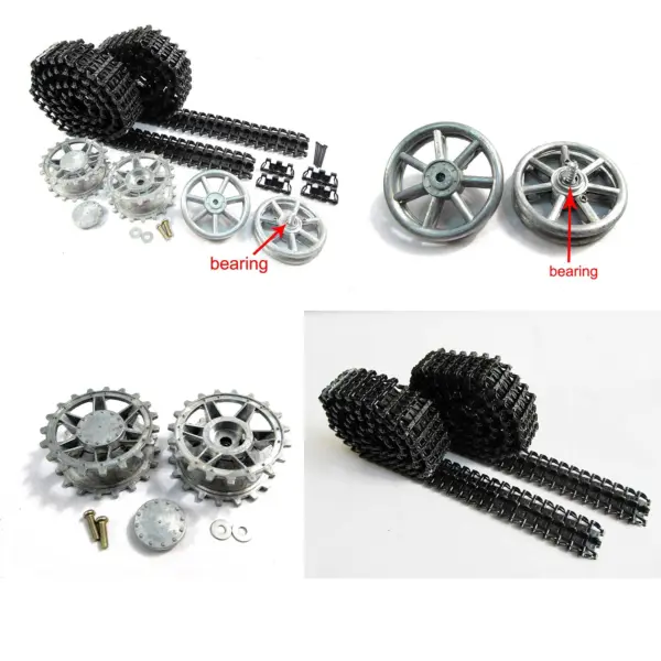 1/16 Mato HengLong German Panzer IV Remote Controlled Ready-To-Run Tank RC Model Metal Tracks Sprockets Idlers Driving Wheels