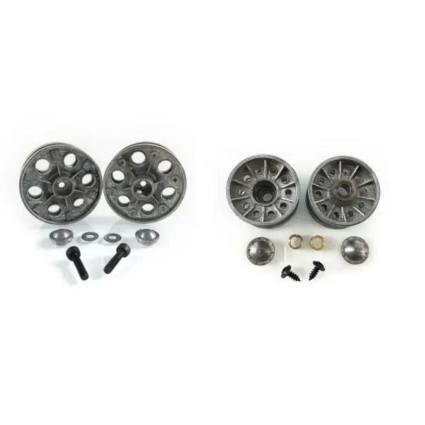 Mato 1/16 Henglong Soviet T34-85 Radio Controlled Ready-To-Run RC Tank Model Metal Sprockets Idlers W/ Bearings Driving Wheels