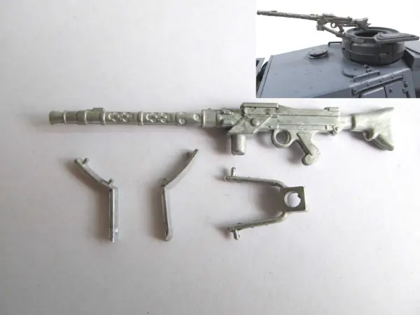 Mato 1/16 Radio Controlld RTR Tank German Panzer III Metal Air Intake Box Machine Gun Exhaust Lifting Jack Tracks Tensioners Part