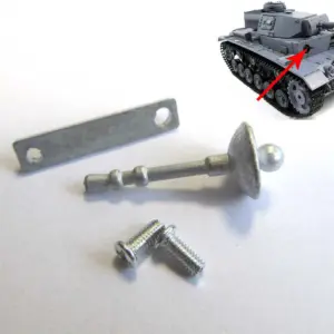 1/16 Mato Metal Machine Gun Radiator Fan Inspection Hatches Sprocket Hubs Towing Cable Radio Controlled RTR Tank German Panzer III