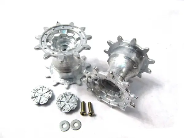 1:16 Mato Leopard2A6 Radio Control RTR Tank Model Metal Spare Parts Tracks Rubber Pads Barrel Muzzle Sprockets Idlers W/ Bearings