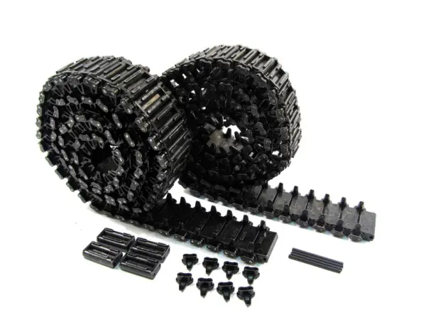 Mato 1/16 Sherman Radio Controlled Tank Metal Barrel Gun Mount Differential Cover Sprockets Idlers Tracks W/ Duckbills Spare Parts