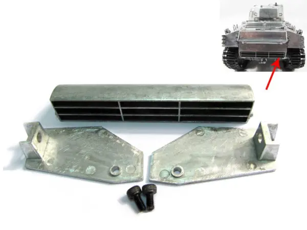 Mato 1/16 Sherman RTR Radio Controlled Tank Metal Tool Retaining Mounts Bearings Gearbox Exhaust Diffuser Turret Ventilator Parts