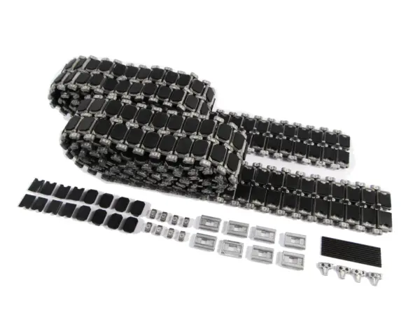 Mato 1/16 HengLong M1A2 Abrams Radio Controlled Tank Metal Spare Part Road Wheels Bearings Sprockets Idlers Tracks With Ruber Pads
