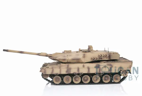 Heng Long 1/16 TK7.0 Edition Leopard2A6 RTR RC Tank 3889 Barrel Recoil Metal Tracks Rubber Pad Father's Day Festival Boys Gift