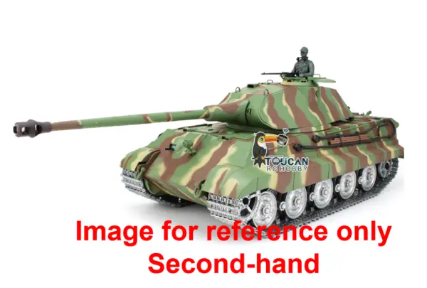 Henglong 1/16 RC Tank 3888 Tiger 2 Metal Tracks Wheels 27MHZ Radio System Infrared Combat System