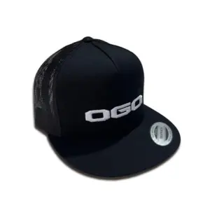 OFFICIAL OGO BASEBALL HAT Black/white OGO logo