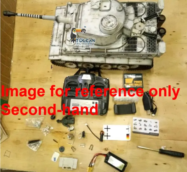 German Tiger I RC Tank 1/16 Heng Long Upgrade 7.0 FPV 3818 Manual Spray Tanks