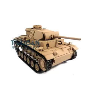 Mato 100% 1/16 Metal German Panzer III Infrared Ver KIT Remote Control Tank 1223 Barrel Recoil Servo Gearbox Tracks Driving Wheel