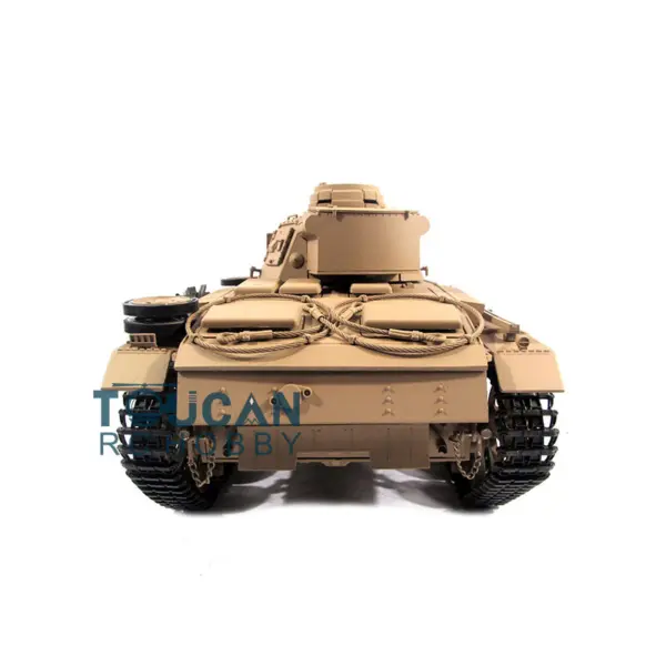Mato 100% Metal 1/16 German Panzer III BB Shooting RTR Radio Control Tank Ready-To-Run 1223 2.4G Main Board Charger Receiver 360Degrees