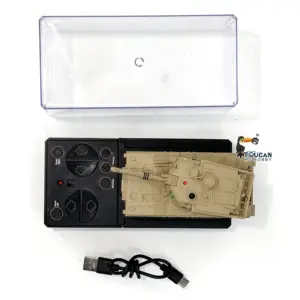 RTR Infrared Battle Tank RC Military Tank Turret Rotate Mini Toy Gift for Kids