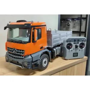 2.4G RC Electric Lifting Dumper 5702 Model 1:14 6*6 Remote Control Tipper Lifting Rod Vehicle Sound Light Motor RTR Car Toy