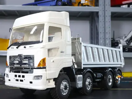LESU 1/14 RC HO700 8*8 All-wheel Drive Metal Hydraulic Dumper Truck Model ESC