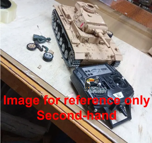 Henglong 1/16 7.0 Customized Panzer III H RTR RC Tank 3849 Metal Tracks Wheels