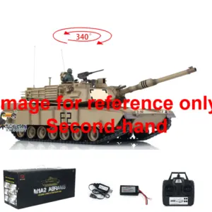 2.4Ghz Henglong 1/16 Scale 7.0 Plastic Ver M1A2 Abrams RTR RC Tank 3918 Model