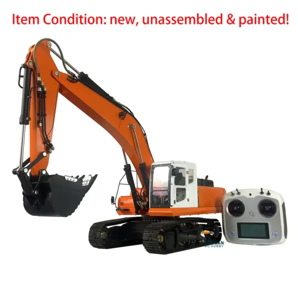 LESU 1/14 PC360 Metal RC Hydraulic Excavator Model Track Cab Bucket Display Ripper Tree Digging Tool fork Arm Crusher