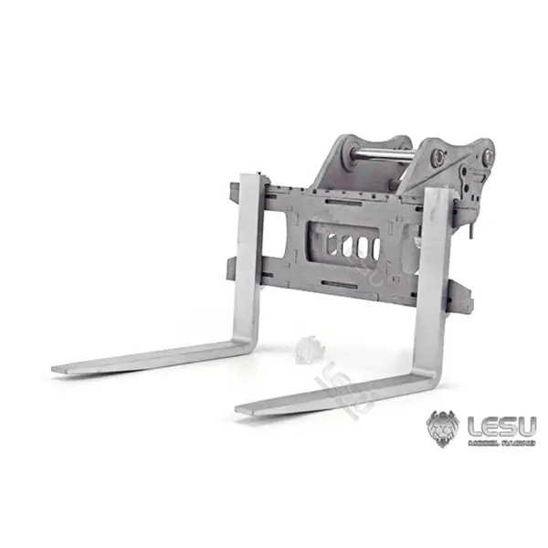 LESU 1/14 Metal RC Excavator 374F Remote Control Hydraulic Digger Model Construction Vehicle Protective Fences Hydraulic Quick Coupler Bucket Trailer Crusher Hammer DIY Parts Lights Motor