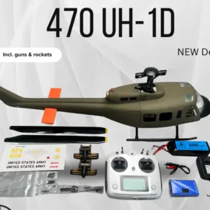 Roban UH-1D 470 Size Scale Helicopter – RTF