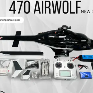 Roban Airwolf 470 Size Scale Helicopter – RTF