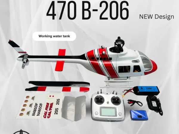Roban Bell 206 470 Size Scale Helicopter – RTF