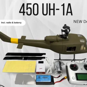 Roban UH-1A 450 Size Scale Helicopter – RTF