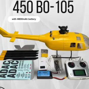 Roban BO-105 ADAC 450 Size Scale Helicopter – RTF