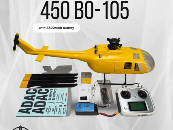 Roban BO-105 ADAC 450 Size Scale Helicopter – RTF