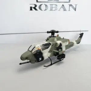 Roban AH-1 Cobra Jungle Camo 470 Size Scale Helicopter – RTF