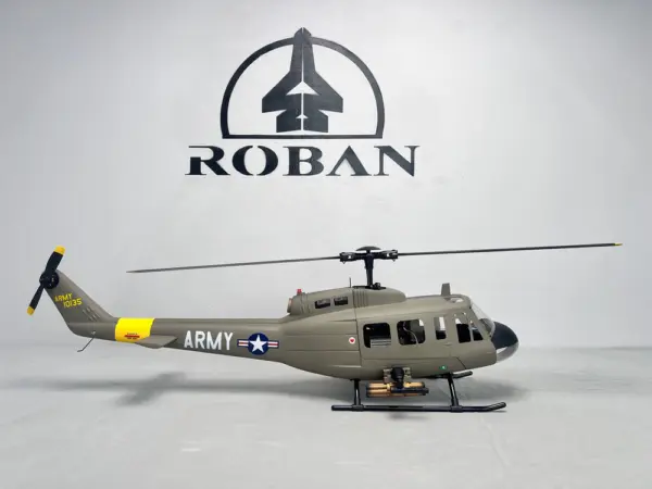 Roban UH-1D Army 470 Size Scale Helicopter – RTF