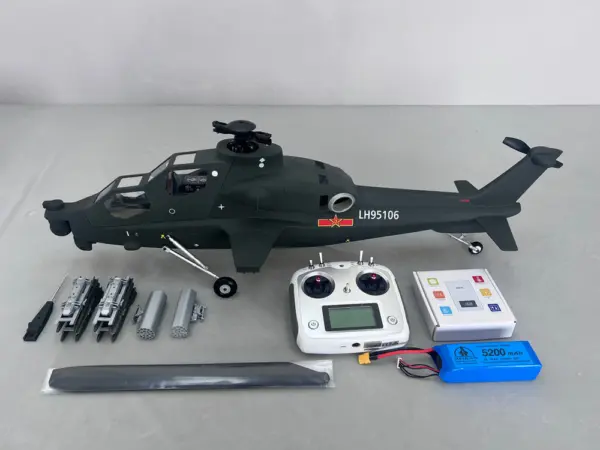 Roban Z-10 5-Blade 470 Size Scale Helicopter – RTF