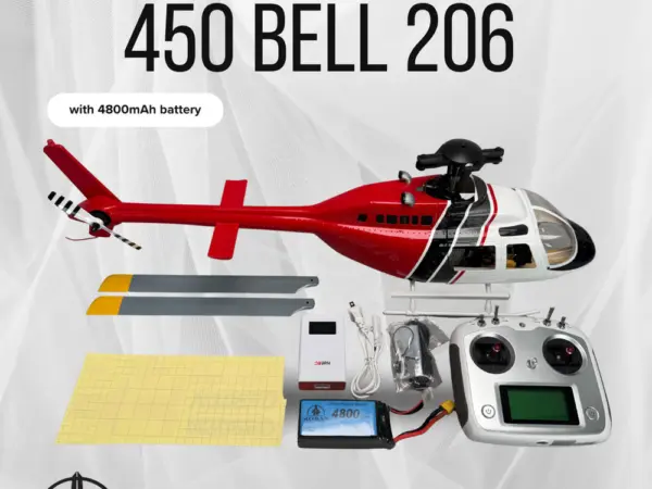 Roban Bell 206 450 Size Scale Helicopter – RTF