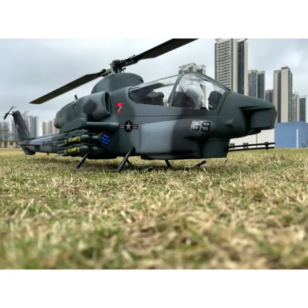 FLISHRC AH-1 Cobra (Camouflage) RTF Scale RC Helicopter - FL500 V2 500 Class/Size