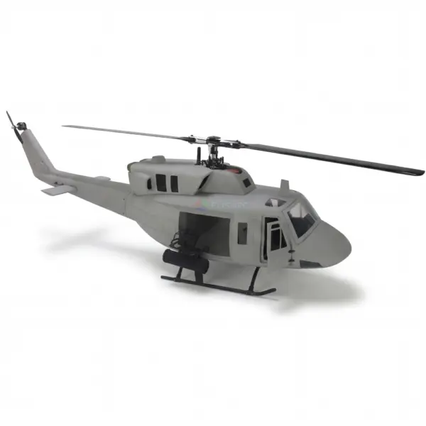 FLISHRC UH-1N Bell 212 Twin Huey (Gray) RTF FL500 V2 500-Class/Size Scale RC Helicopter