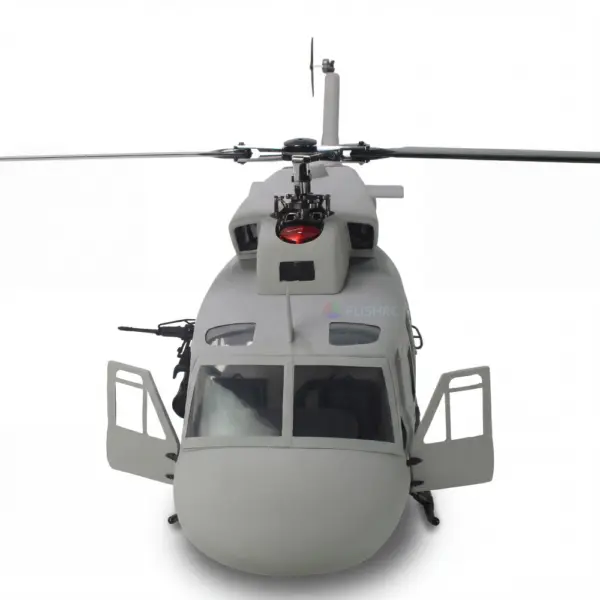 FLISHRC UH-1N Bell 212 Twin Huey (Gray) RTF FL500 V2 500-Class/Size Scale RC Helicopter