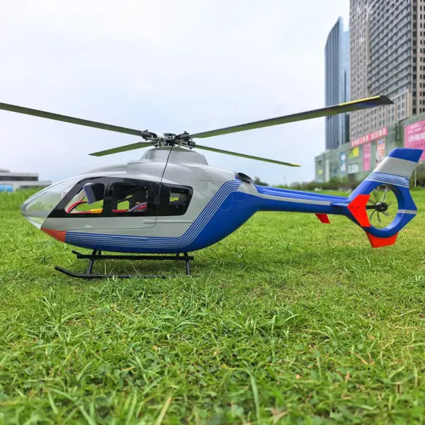 FLISHRC EC135 (Police Blue) RTF FL500 V2 500 Class/Size Scale RC Helicopter
