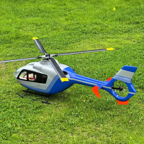 FLISHRC EC135 (Police Blue) RTF FL500 V2 500 Class/Size Scale RC Helicopter