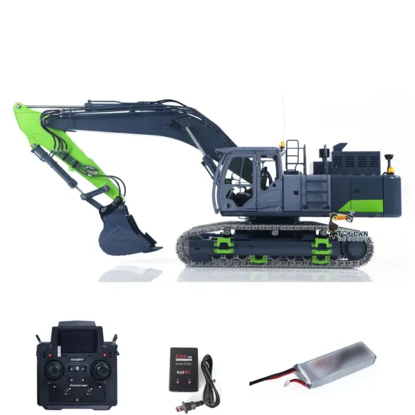 LESU Metal 1/14 RC Hydraulic Excavator Aoue ZX490 Remote Control Heavy Construction Digger Model Paladin PL18EV Lite Sound Smoke CNC
