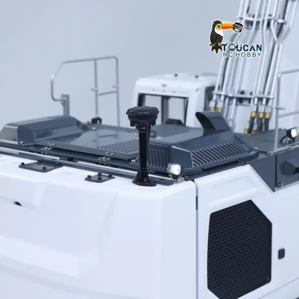 LESU 1/14 Metal RC Excavator AOUE LR945 Long-reach Hydraulic Digger Radio Control Construction Vehicles CNC Light 7CH Valve PL18EV LITE